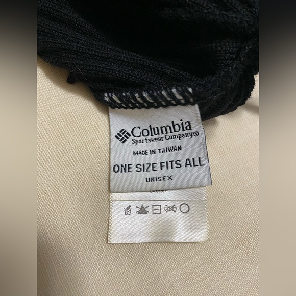 Columbia Unisex Black Argyle Wool Beanie Hat. OSFA - Picture 5 of 6